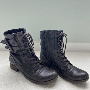 Guess Brown Combat Boots